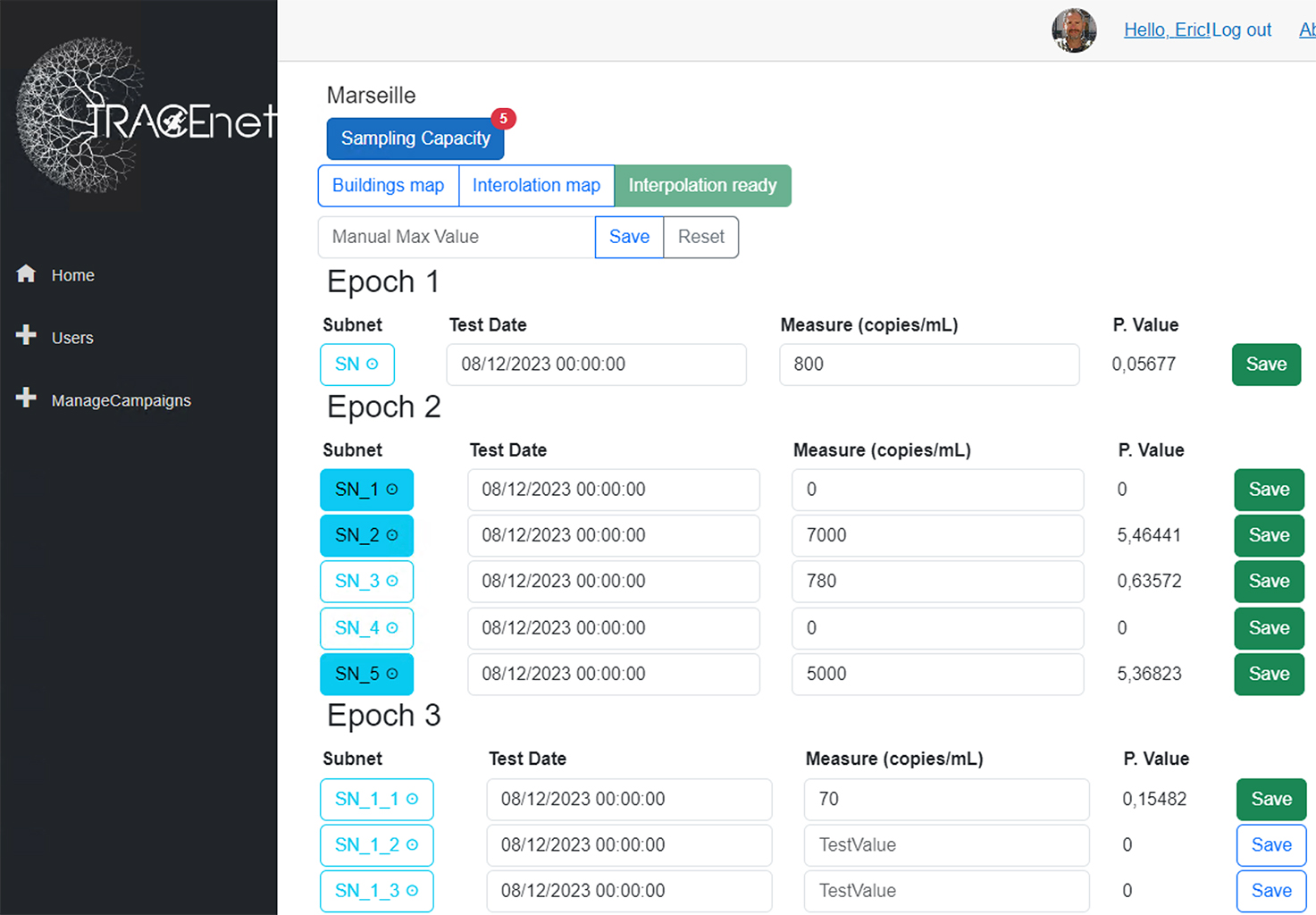 Generating sampling plans
